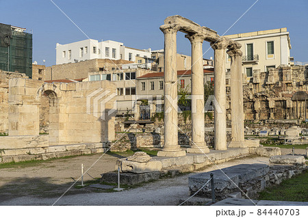 Hadrian's library in Athens, Greece 84440703