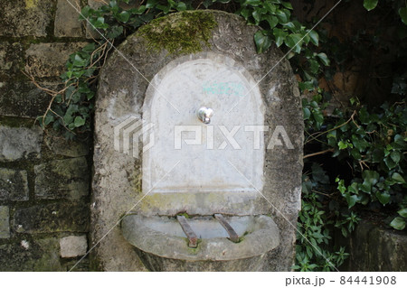 the old pipe for tap water in Trieste the old pipe for tap water in Trieste 84441908