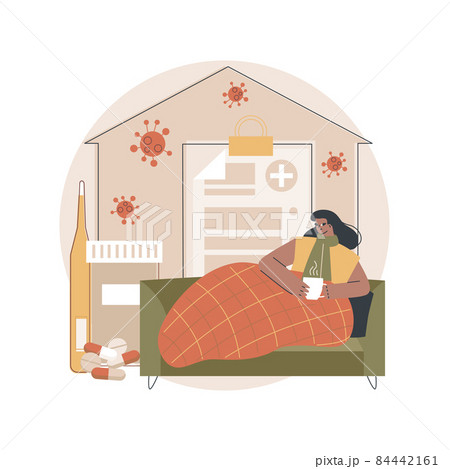Coronavirus treatment abstract concept vector illustration. 84442161