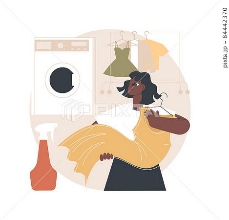 Laundry and dry cleaning abstract concept vector illustration. 84442370