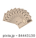 10万円のイラスト 84443130