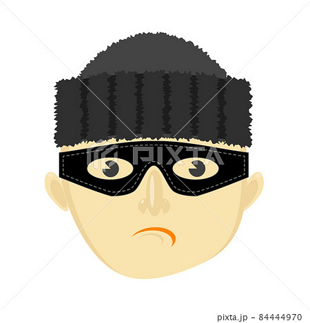 Gangster Icon Isolated on White Background. Flat Design 84444970