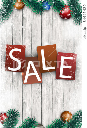 Winter Sale notice Decoration 84445429
