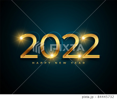 happy new year 2022 golden greeting design happy new year 2022 golden greeting design 84445732