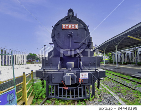 台湾　高雄市　高雄鉄道博物館（旧打狗駅故事館）　蒸気機関車DT609 (旧国鉄クンロク同形） 84448399
