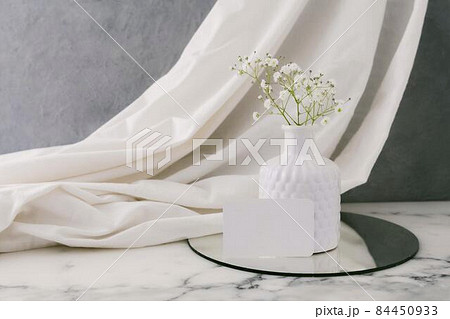 ceramic vase with flowers table. High quality photo ceramic vase with flowers table. High quality photo 84450933