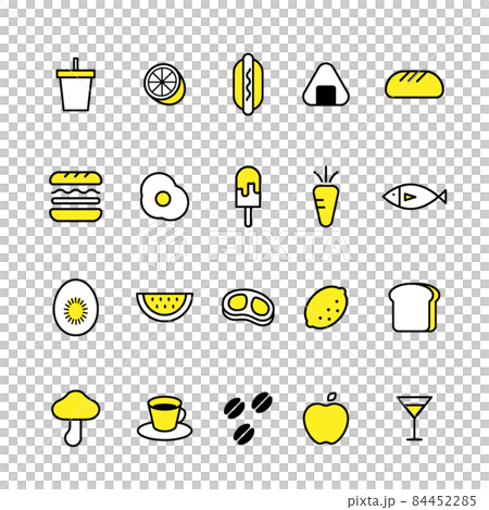 食べ物のアイコン 84452285