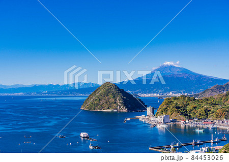 (静岡県)発端丈山から眺める富士山 (静岡県)発端丈山から眺める富士山 84453026