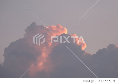 夕日に照らされた入道雲( Cumulonimbus illuminated by sunset) 夕日に照らされた入道雲( Cumulonimbus illuminated by sunset) 84454514