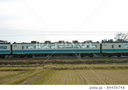 北陸本線 石動ー福岡 JR東日本 485系 T16編成(新潟) ④ モハ484-1020 海側 北陸本線 石動ー福岡 JR東日本 485系 T16編成(新潟) ④ モハ484-1020 海側 84456748