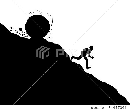 Vector drawing sketch of fanny comic situation 84457041
