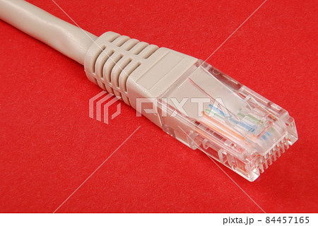 Lan cable and connector RJ45 84457165