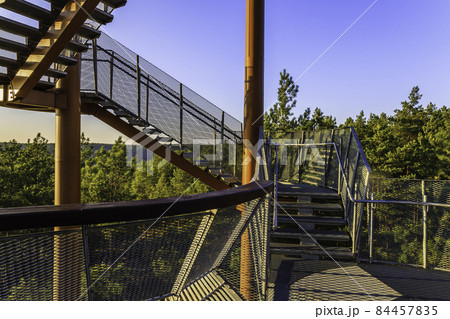 Steel Construction with Stainless Steel Railing and Fall Protection 84457835