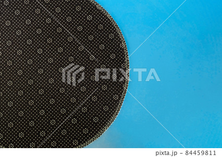 Top view of cotton placemat on white background. 84459811