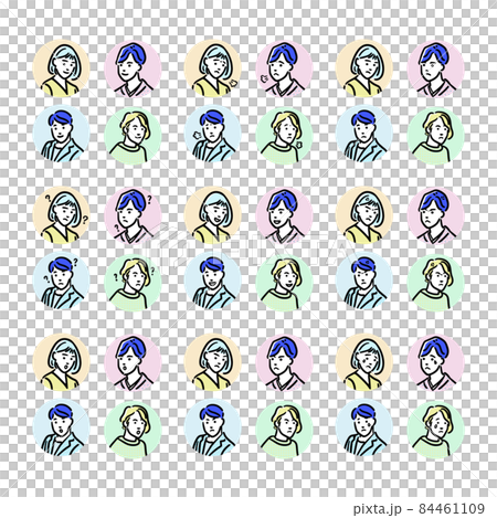 9套工人的圖標,他們想像了一家有著粗線條和流行印象的風險投資公司 9套工人的圖標,他們想像了一家有著粗線條和流行印象的風險投資公司 84461109