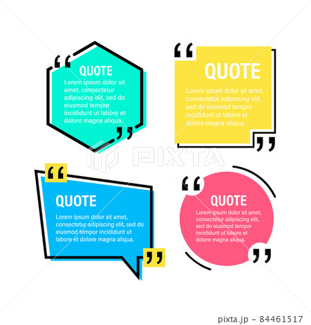 Chat talk bubble icon logo vector. Message icon. Quote on white background. Vector background. Frame template. Chat talk bubble icon logo vector. Message icon. Quote on white background. Vector background. Frame template. 84461517