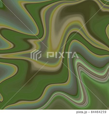 Abstract modern background of green fluid flow lines vector, design element 84464259