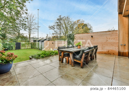 View of the beautiful veranda of the house View of the beautiful veranda of the house 84465100