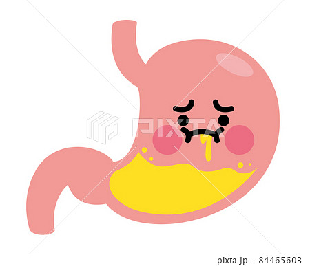 胃　キャラクター　逆流性食道炎 84465603