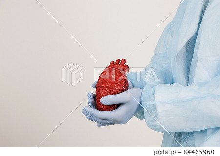 surgeon with heart. High quality photo surgeon with heart. High quality photo 84465960