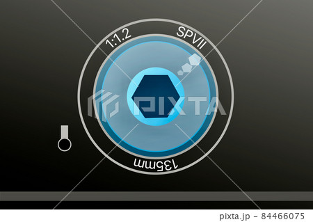 カメラレンズのイラスト素材