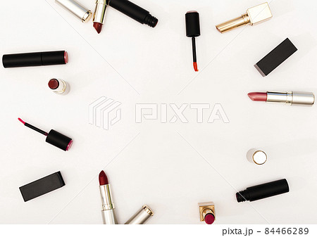 top view frame lipsticks. High quality photo 84466289