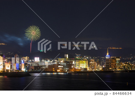別府の夜景と花火 84466634