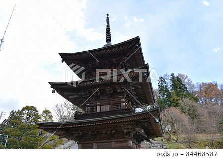 高山寺　三重塔　長野県小川村　信濃三十三観音霊場第33番札所 84468587