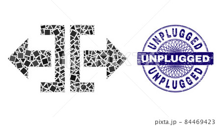 Distress Unplugged Badge and Geometric Divide Horizontal Direction Mosaic Distress Unplugged Badge and Geometric Divide Horizontal Direction Mosaic 84469423