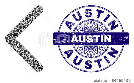 Rubber Austin Seal and Geometric Direction Left Mosaic 84469439