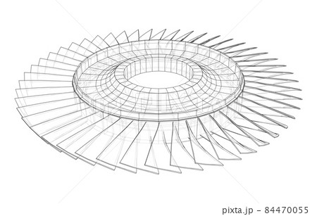 Turbine wheel concept outline Turbine wheel concept outline 84470055