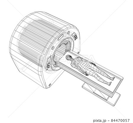 Female Patient Lying on a CT or MRI Scan Female Patient Lying on a CT or MRI Scan 84470057
