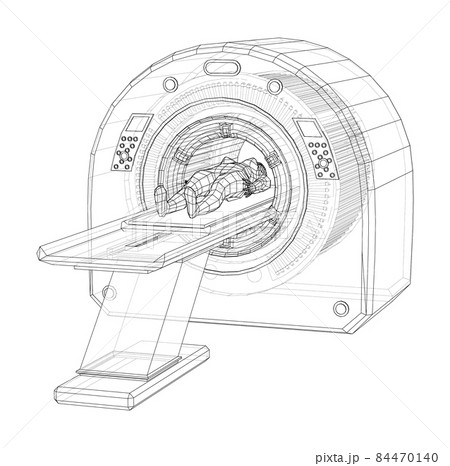 Female Patient Lying on a CT or MRI Scan Female Patient Lying on a CT or MRI Scan 84470140