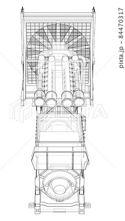 Large industrial diesel generator 84470317