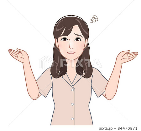 パジャマを着た女性 パジャマを着た女性 84470871