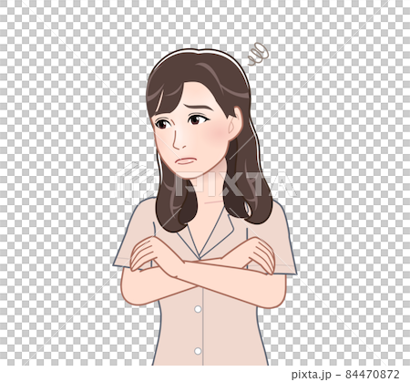 穿著睡衣的女人 84470872