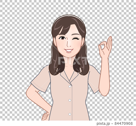 穿著睡衣的女人 穿著睡衣的女人 84470908