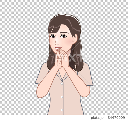 穿著睡衣的女人 穿著睡衣的女人 84470909