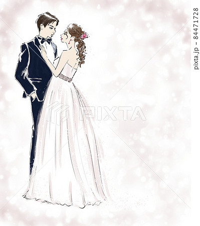 ウエディング 結婚式 フォトウエディング 新郎新婦のイラスト素材 ウエディング 結婚式 フォトウエディング 新郎新婦のイラスト素材