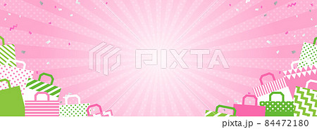 春のショッピング・セール向け　バナーテンプレート 84472180