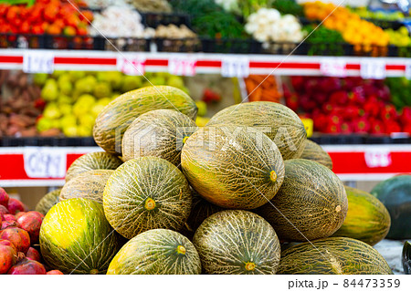 Bunch of melons in store Bunch of melons in store 84473359