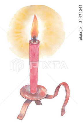 和ろうそくと燭台 84474045