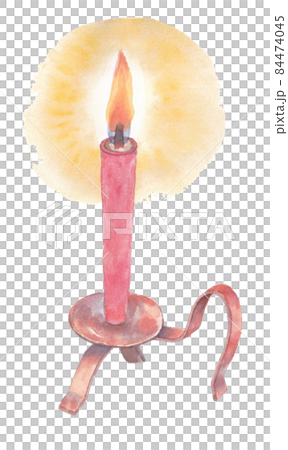 和ろうそくと燭台 84474045