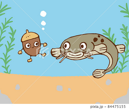 童謡どんぐりころころのイラスト 童謡どんぐりころころのイラスト 84475155