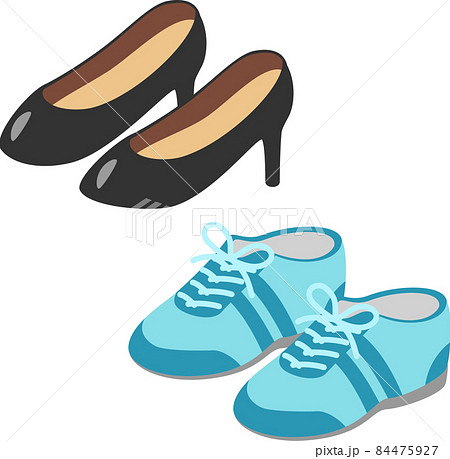 ハイヒールとスニーカー ハイヒールとスニーカー 84475927