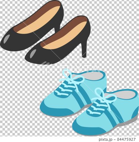 ハイヒールとスニーカー ハイヒールとスニーカー 84475927