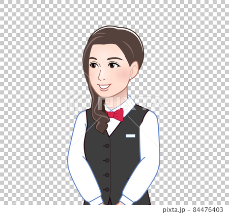 Female pachinko staff - Stock Illustration [84476403] - PIXTA