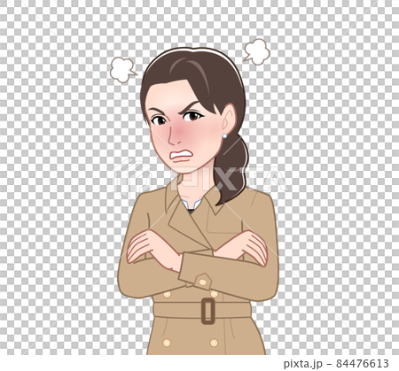 トレンチコートの女性 トレンチコートの女性 84476613