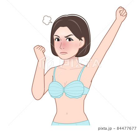 下着姿の女性 84477677