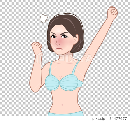 下着姿の女性 84477677